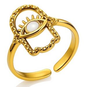 18k Gold plated Evil Eye Ring